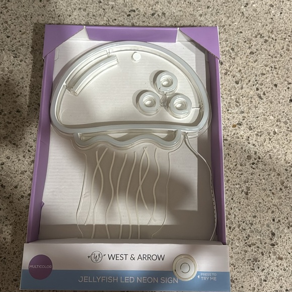 Jellyfish LED neon sign. New in box - Picture 2 of 2